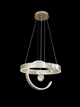 Color Change LED Crystal Pendant Light P462-500 - Galaxy Lighting NZ