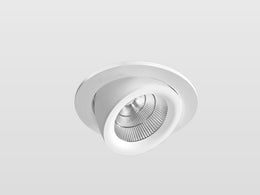 12W White Gimble Recessed LED Downlight R-GDL894 - Galaxy Lighting NZ