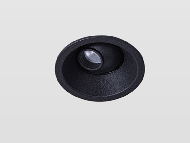 3W Black 3000K MINI Tiltable Recessed LED Downlight R-GDL906S-B - Galaxy Lighting NZ