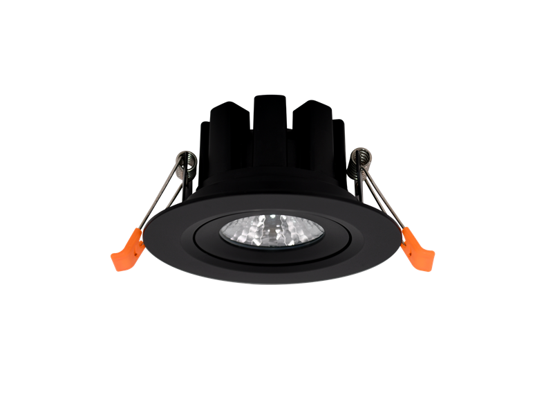 10W Black 3000k/6000k LED COB Downlights R104-10W - Galaxy Lighting NZ