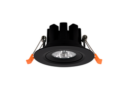 10W Black 3000k/6000k LED COB Downlights R104-10W - Galaxy Lighting NZ