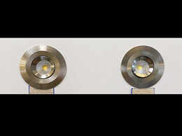 Chrome LED Tiltable COB Downlights R105-6000K - Galaxy Lighting NZ