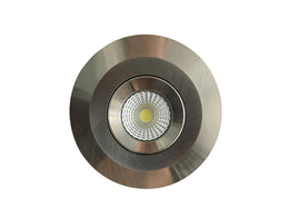 Chrome LED Tiltable COB Downlights R105-6000K - Galaxy Lighting NZ