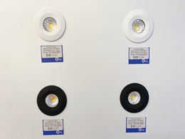 IP65 10W 3000k/6000k LED COB Downlights R107-Black - Galaxy Lighting NZ