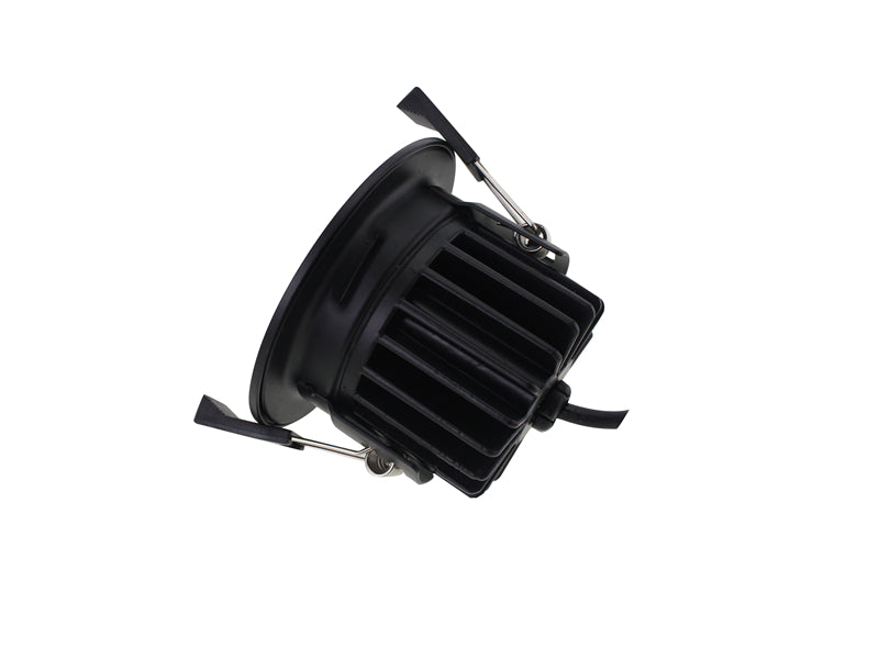IP65 10W 3000k/6000k LED COB Downlights R107-Black - Galaxy Lighting NZ