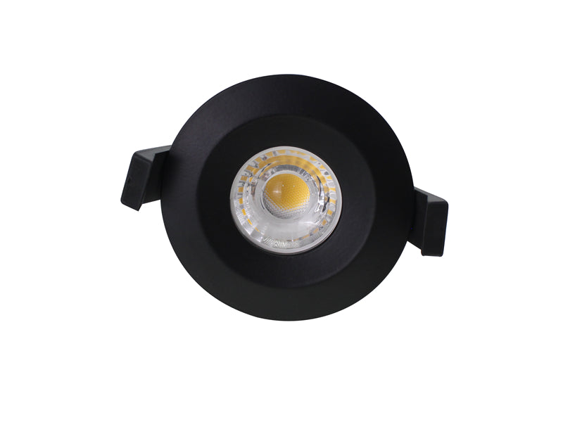 IP65 10W 3000k/6000k LED COB Downlights R107-Black - Galaxy Lighting NZ