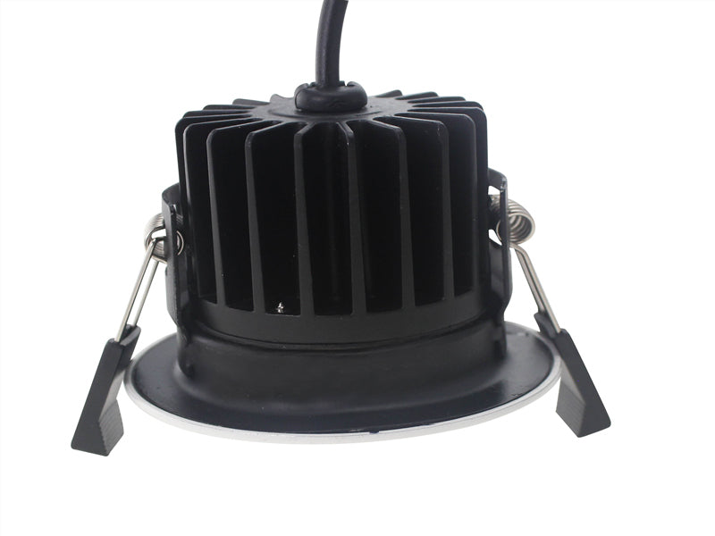 IP65 10W 3000k/6000k LED COB Downlights R107-Black - Galaxy Lighting NZ