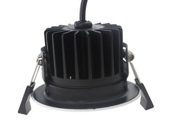 IP65 10W 3000k/6000k LED COB Downlights R107-Black - Galaxy Lighting NZ