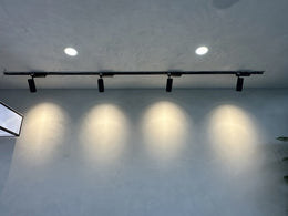 24W-Black 3000k Track Light R108 - Galaxy Lighting NZ