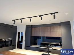24W-Black 3000k Track Light R108 - Galaxy Lighting NZ