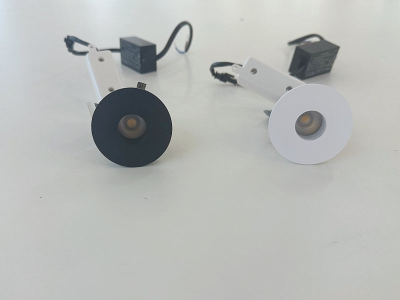 5W Black MINI Recessed LED Downlight R114-Black-CCT - Galaxy Lighting NZ