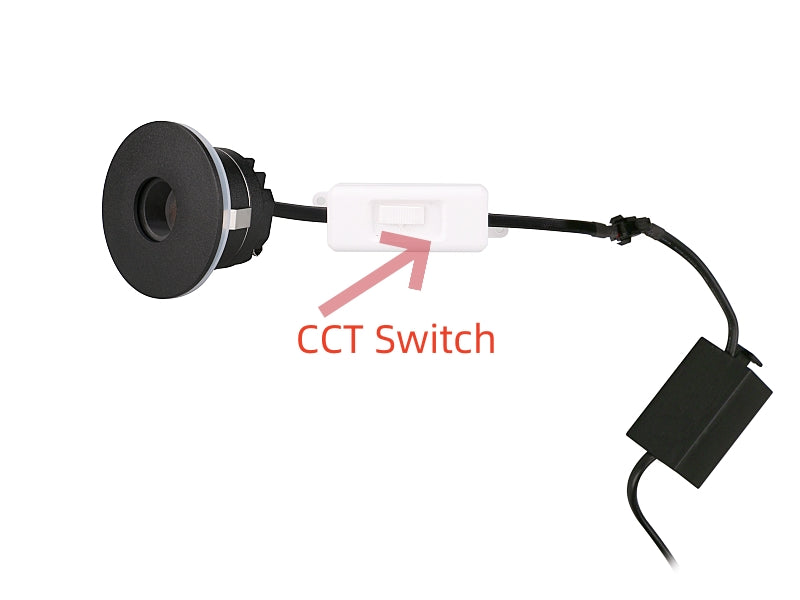 5W Black MINI Recessed LED Downlight R114-Black-CCT - Galaxy Lighting NZ