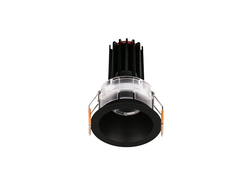 6W Black MINI Deep Fixed Recessed LED Downlight R116-Black-3000K - Galaxy Lighting NZ