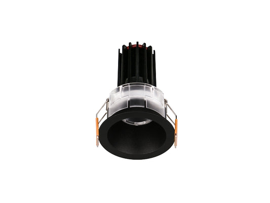 6W Black MINI Deep Fixed Recessed LED Downlight R116-Black-3000K - Galaxy Lighting NZ