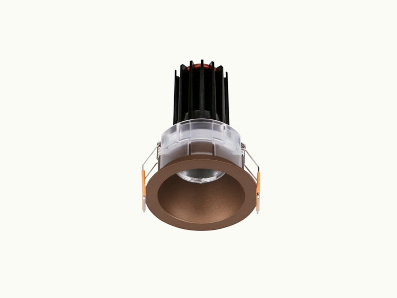 6W Bronze MINI Deep Fixed Recessed LED Downlight R116-Bronze-3000K - Galaxy Lighting NZ