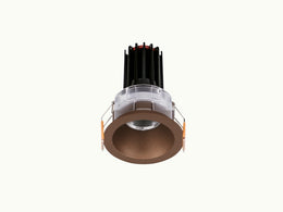 6W Bronze MINI Deep Fixed Recessed LED Downlight R116-Bronze-3000K - Galaxy Lighting NZ