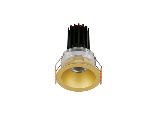 6W Gold MINI Deep Fixed Recessed LED Downlight R116-Gold-3000K - Galaxy Lighting NZ