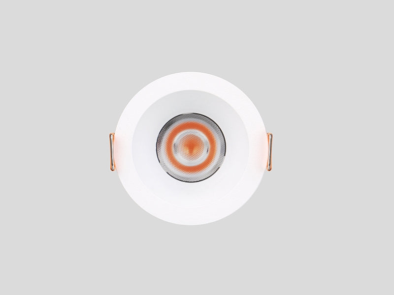 6W White MINI Deep Fixed Recessed LED Downlight R116-White-3000K - Galaxy Lighting NZ