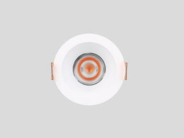 6W White MINI Deep Fixed Recessed LED Downlight R116-White-3000K - Galaxy Lighting NZ