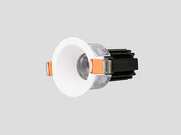 6W White MINI Deep Fixed Recessed LED Downlight R116-White-3000K - Galaxy Lighting NZ