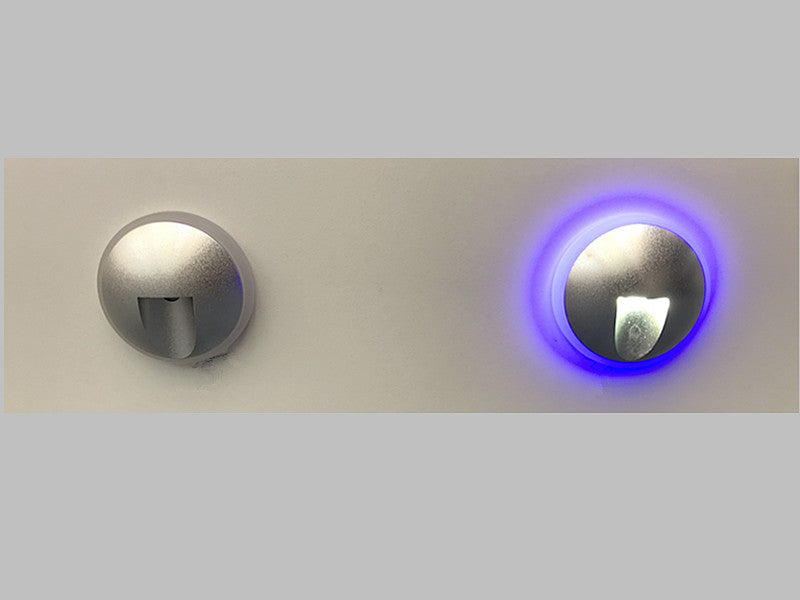 LED Interior Step Light S107-Blue+6000K - Galaxy Lighting NZ