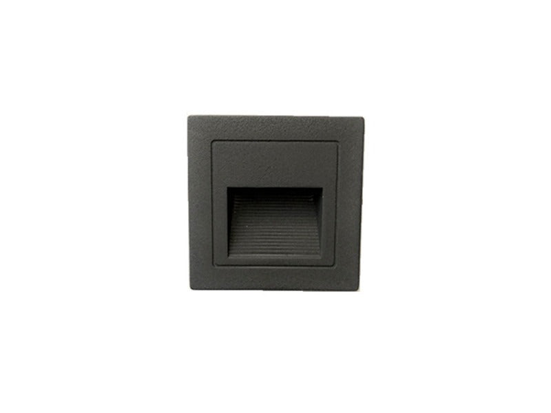 Square Interior LED Step Light S113-Black - Galaxy Lighting NZ
