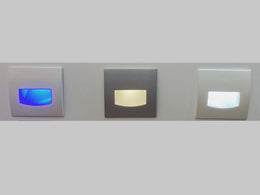 Square LED Interior Step Light S115-WH--Blue - Galaxy Lighting NZ