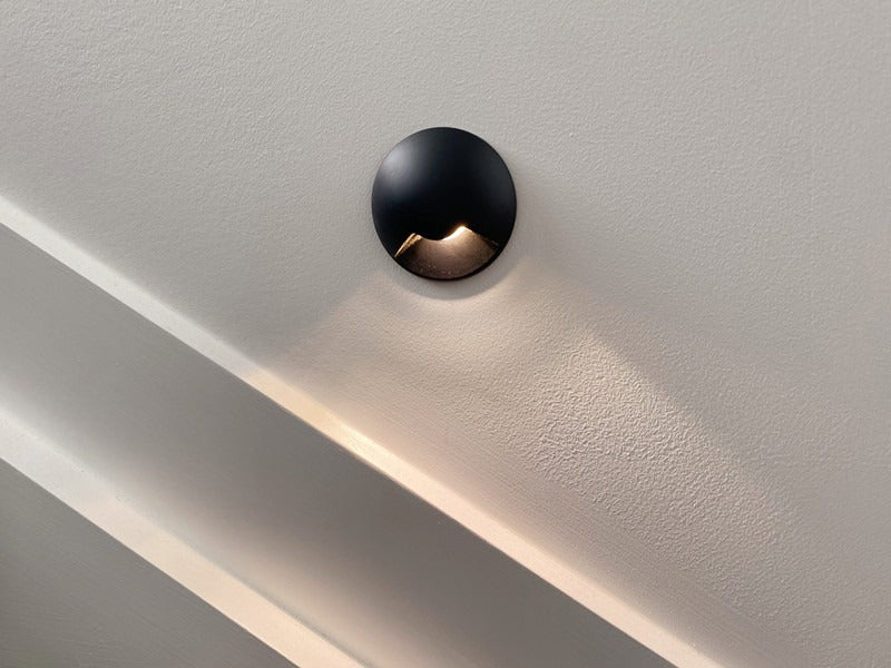 LED Interior Step Light S124-Black - Galaxy Lighting NZ