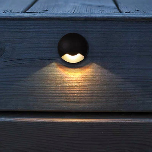 LED Interior Step Light S124-Black - Galaxy Lighting NZ