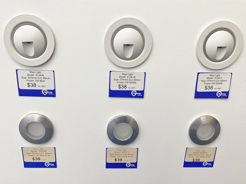 LED Interior Step light S205-3000k/60000k/Blue（Blue Not Available） - Galaxy Lighting NZ
