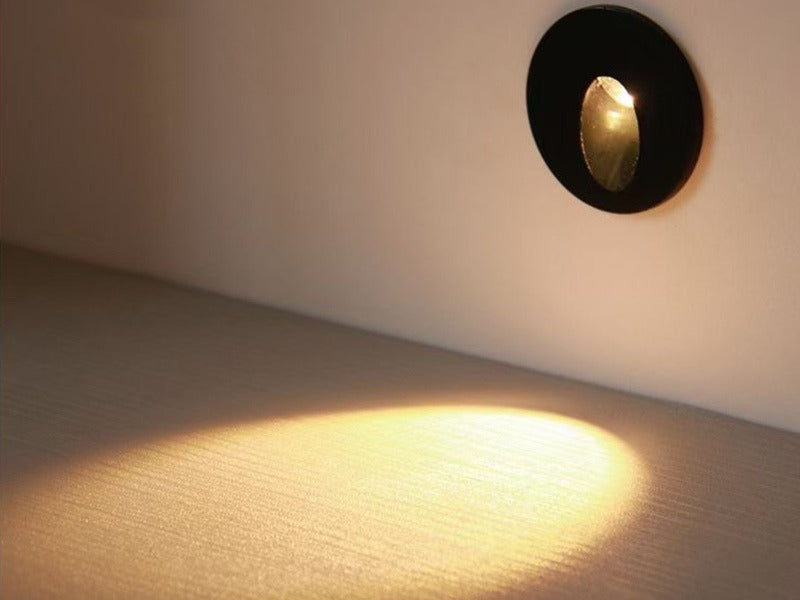 Black LED Interior Step Light S129-B-CCT 3000k/4000k/6000k - Galaxy Lighting NZ