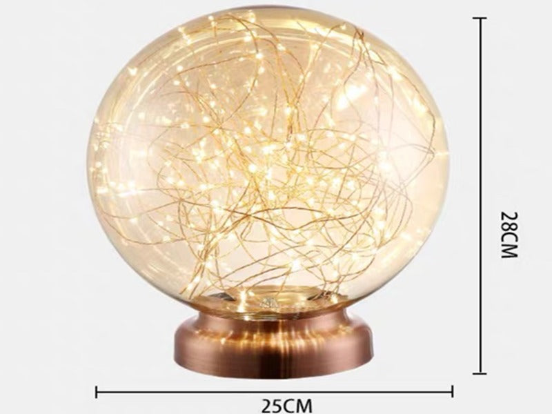 Amber LED Table Light T201-Amber-20CM - Galaxy Lighting NZ
