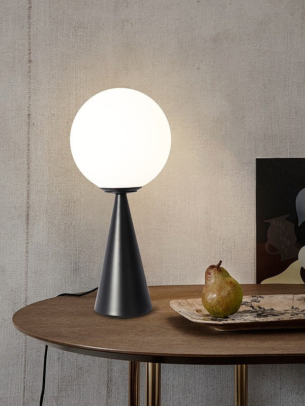 Black Base Nordic Modern Table Light T211-BLK - Galaxy Lighting NZ