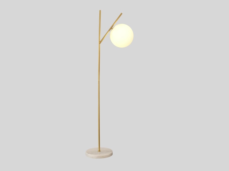 Sytlish Gold Color Floor Light TF103 - Galaxy Lighting NZ