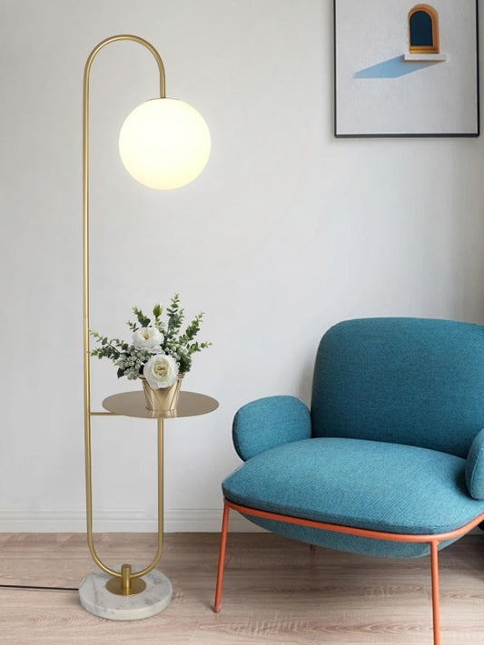 Sytlish Gold Color Floor Light TF104 - Galaxy Lighting NZ