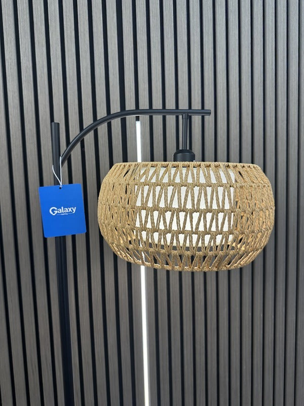 Ratten Lampshade Floor Light TF106 - Galaxy Lighting NZ