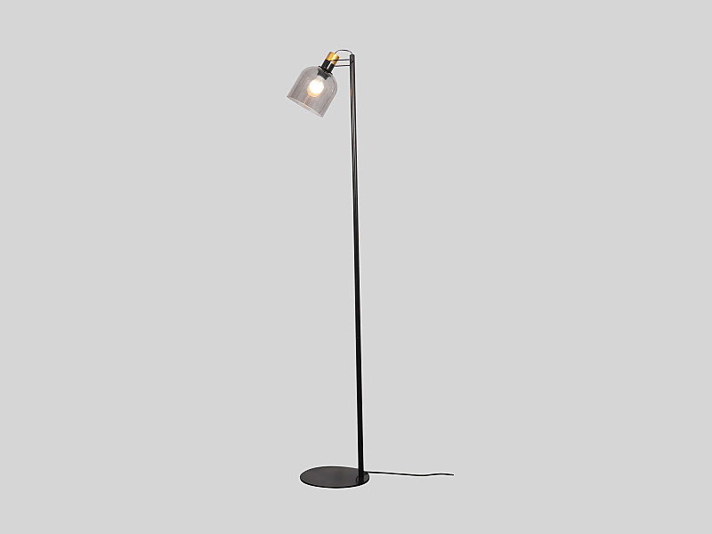 Simply Smokey Grey Floor Light TF108 - Galaxy Lighting NZ