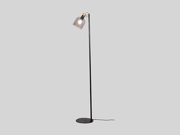 Simply Smokey Grey Floor Light TF108 - Galaxy Lighting NZ