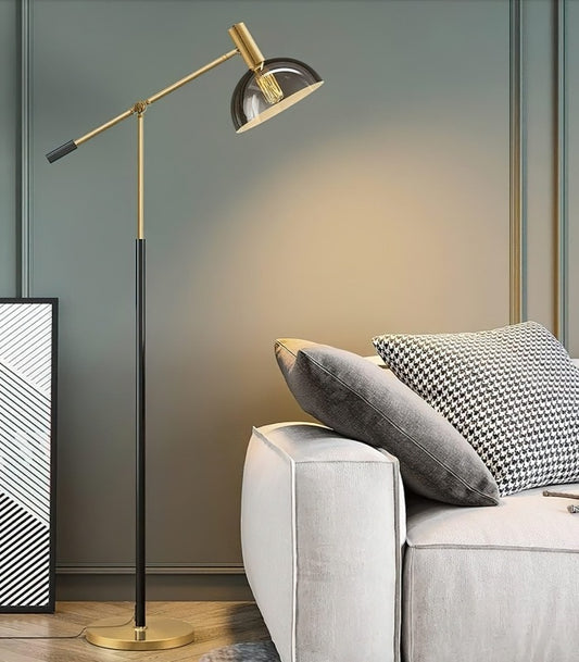 Sytlish Smokey Grey Floor Light TF109 - Galaxy Lighting NZ