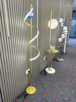 Sytlish Gold Color Floor Light TF104 - Galaxy Lighting NZ