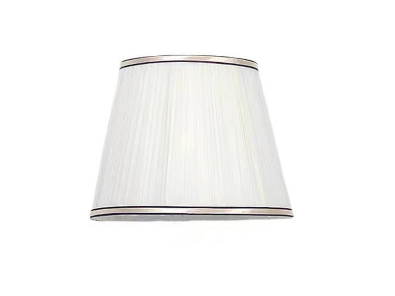 White Silk/Fabric Lamp Shade ,E27 Base TS108 - Galaxy Lighting NZ