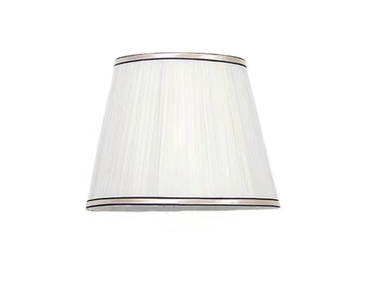 White Silk/Fabric Lamp Shade ,E27 Base TS108 - Galaxy Lighting NZ