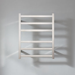 Mirror finished Heated Towel Rail 500*640mm 6 Bars # - Galaxy Lighting NZ