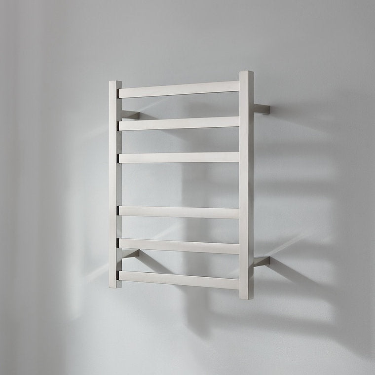 Mirror finished Heated Towel Rail 500*640mm 6 Bars # - Galaxy Lighting NZ