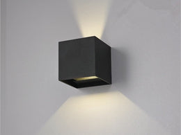 Moderm Waterproof Square adjustable up/down LED Light W102-Black - Galaxy Lighting NZ
