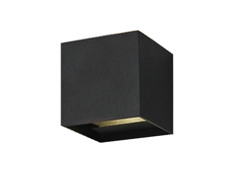 Moderm Waterproof Square adjustable up/down LED Light W102-Black - Galaxy Lighting NZ
