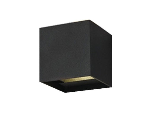 Moderm Waterproof Square adjustable up/down LED Light W102-Black - Galaxy Lighting NZ