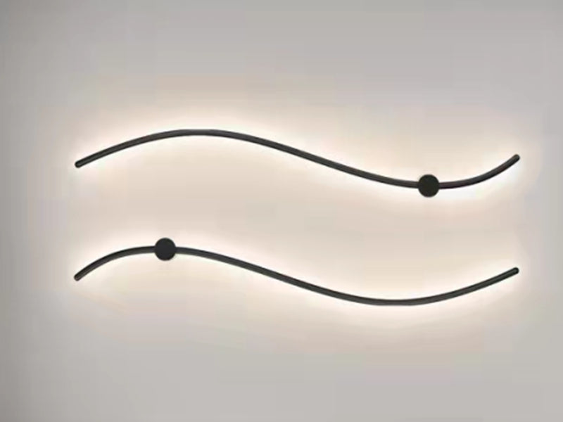 Stylish Black LED Wall Light W104-1M - Galaxy Lighting NZ