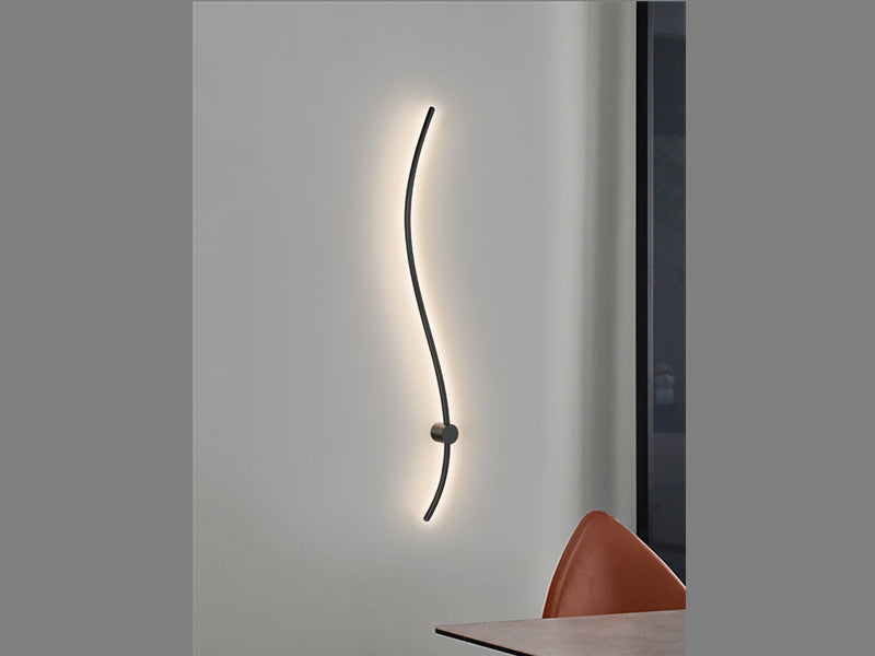 Stylish Black LED Wall Light W104-1M - Galaxy Lighting NZ