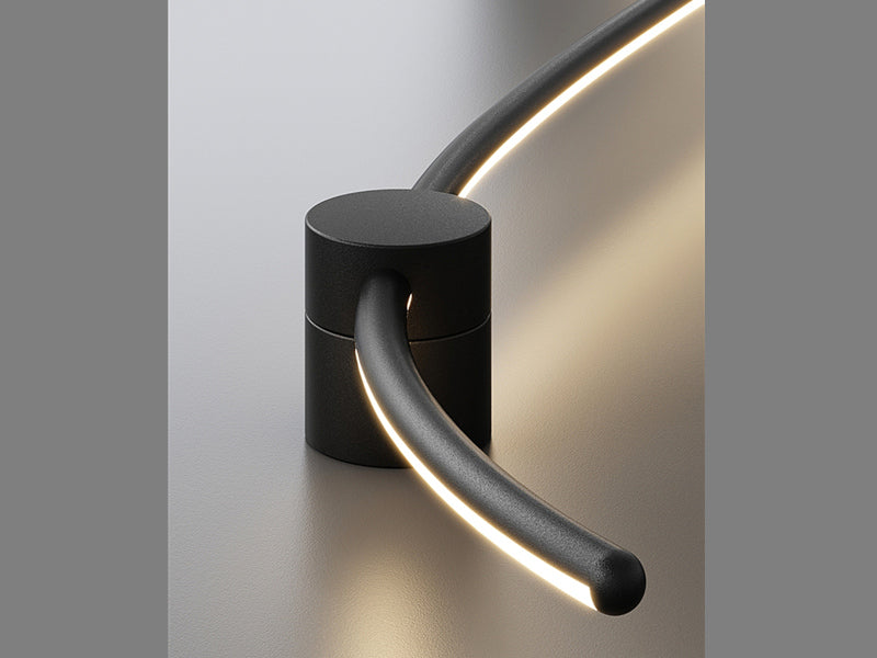Stylish Black LED Wall Light W104-1M - Galaxy Lighting NZ